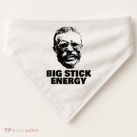 Teddy Roosevelt Big Stick Theodore President USA-Made Doggie Bandana thumb 0