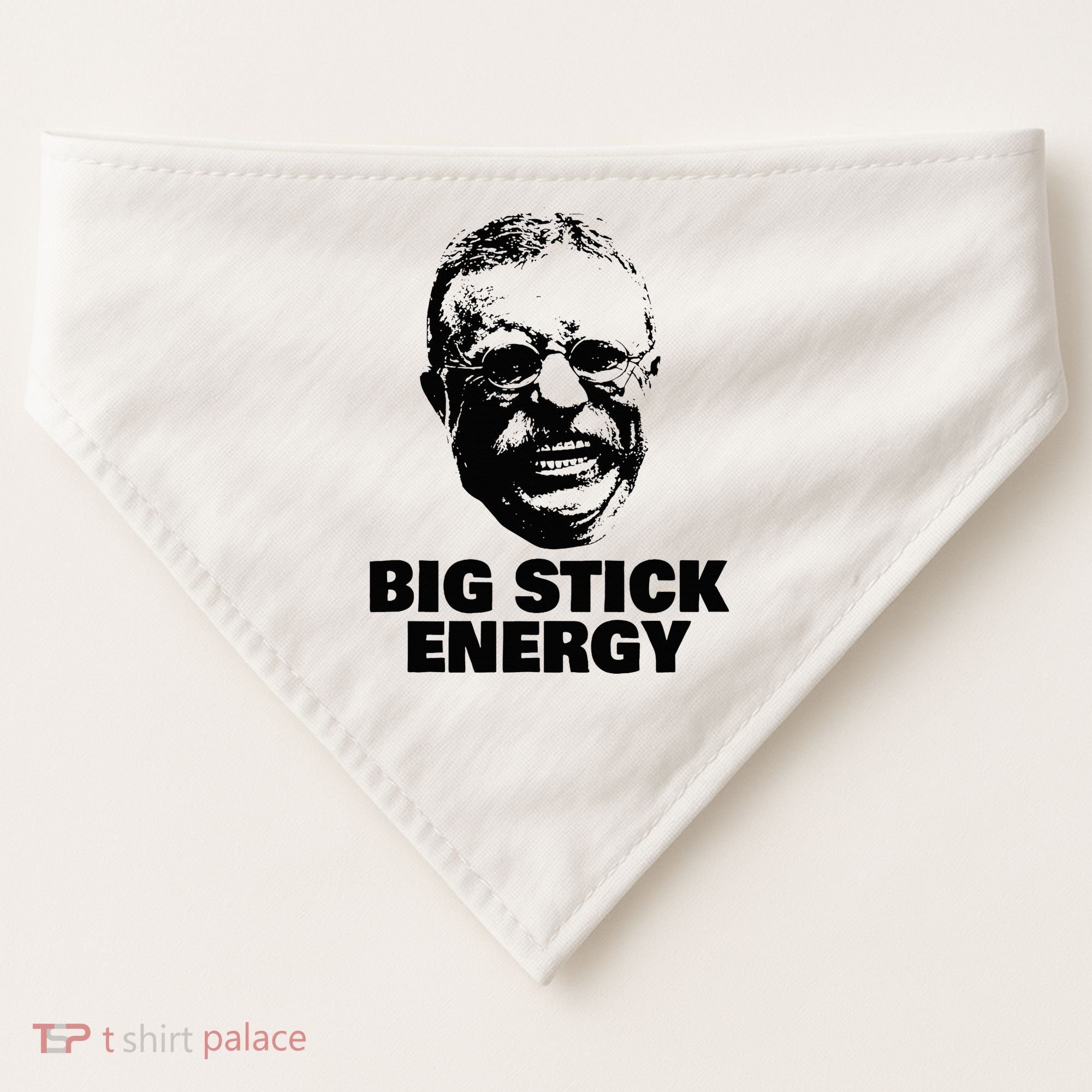 Teddy Roosevelt Big Stick Theodore President USA-Made Doggie Bandana