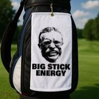Teddy Roosevelt Big Stick Theodore President Golf Towel thumb 2