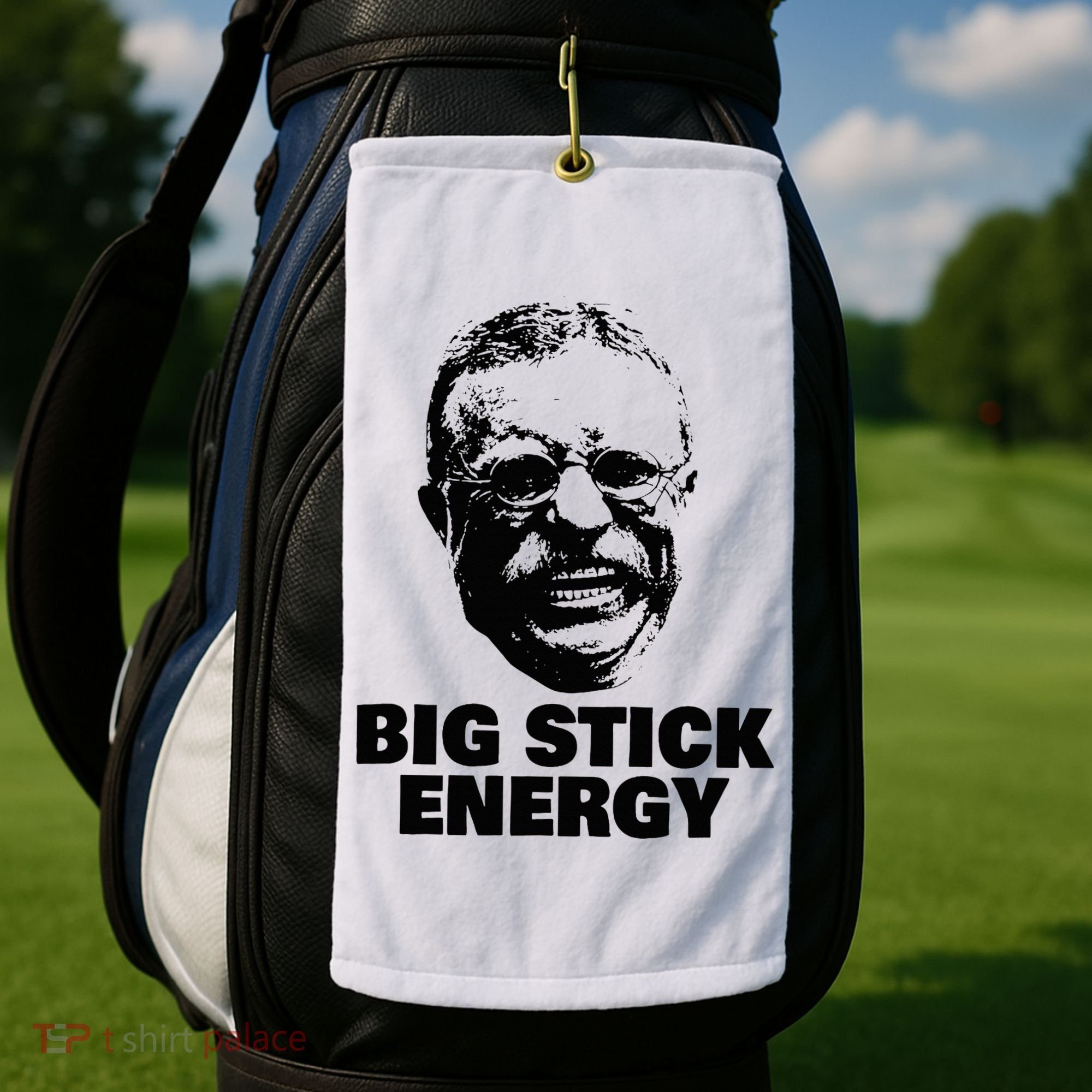 Teddy Roosevelt Big Stick Theodore President Golf Towel
