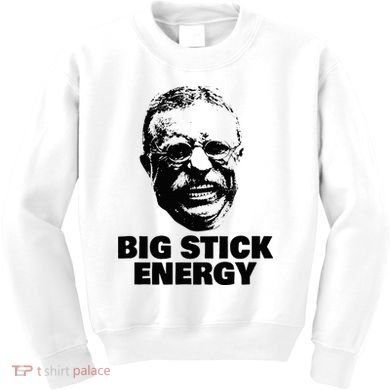 Teddy Roosevelt Big Stick Theodore President Kids Sweatshirt