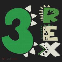Three Rex Birthday Boy 3rd Dinosaur Birthday Rex Birthday Women's Sweatshirt thumb 2