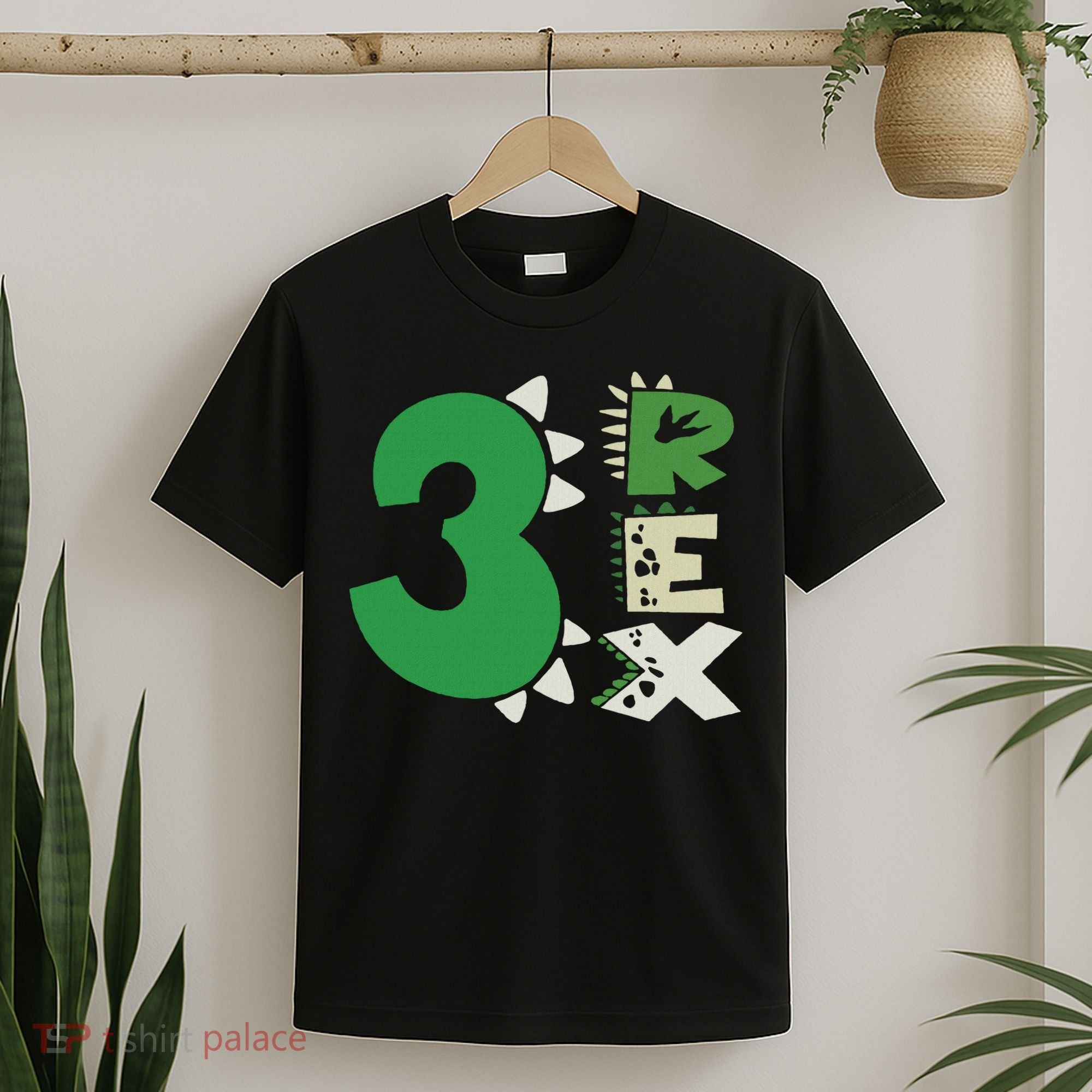 Three Rex Birthday Boy 3rd Dinosaur Birthday Rex Birthday T-Shirt