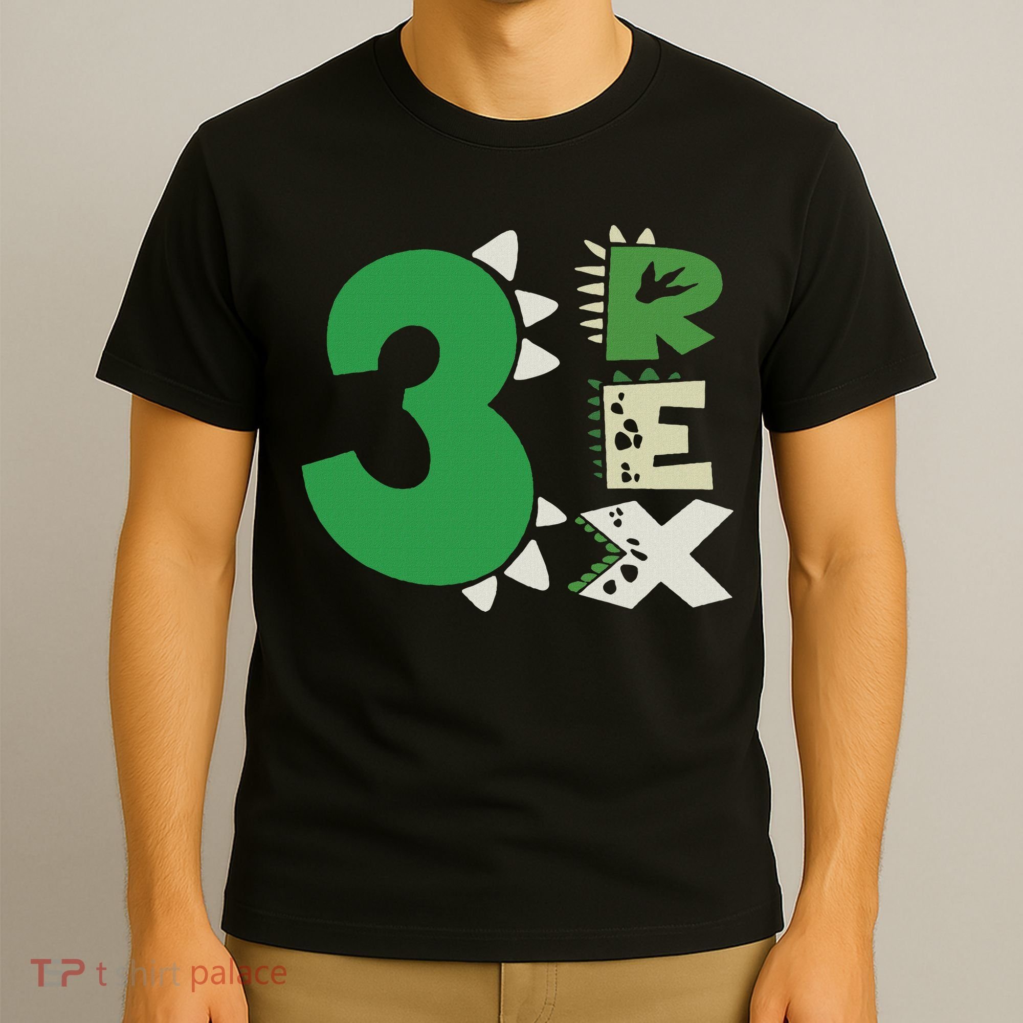 Three Rex Birthday Boy 3rd Dinosaur Birthday Rex Birthday T-Shirt