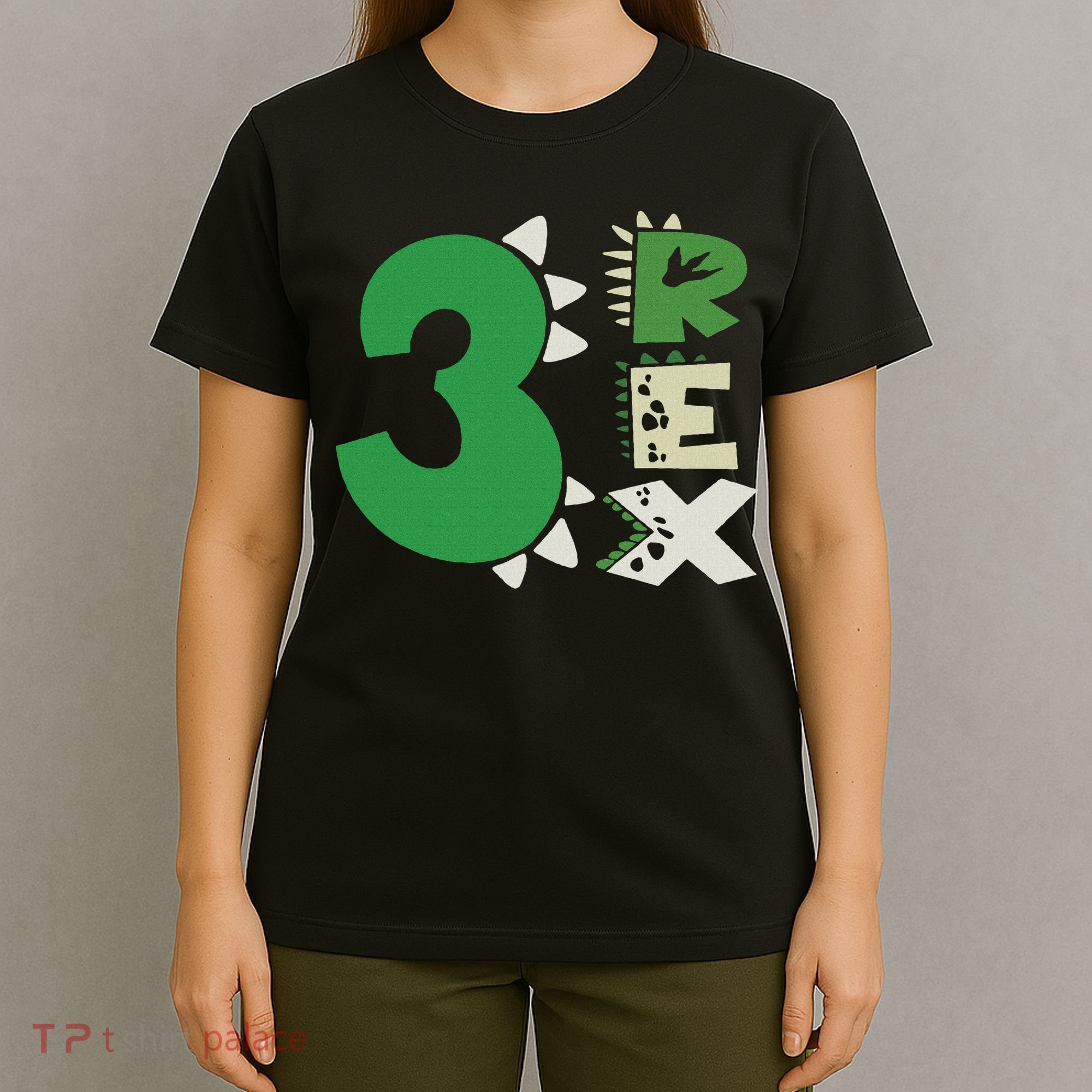 Three Rex Birthday Boy 3rd Dinosaur Birthday Rex Birthday T-Shirt