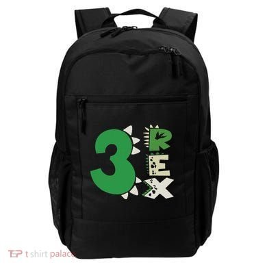 Three Rex Birthday Boy 3rd Dinosaur Birthday Rex Birthday Backpack