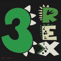 Three Rex Birthday Boy 3rd Dinosaur Birthday Rex Birthday Visor thumb 3