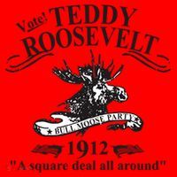Teddy Roosevelt Bull Moose Party 1912 Presidential Campaign Santa Hat thumb 1