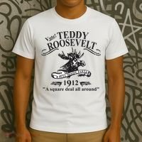 Teddy Roosevelt Bull Moose Party 1912 Presidential Campaign T-Shirt thumb 3