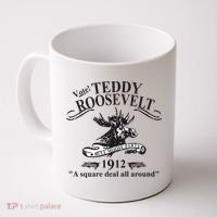 Teddy Roosevelt Bull Moose Party 1912 Presidential Campaign Coffee Mug thumb 0