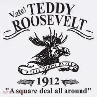 Teddy Roosevelt Bull Moose Party 1912 Presidential Campaign Women's Hoodie thumb 2