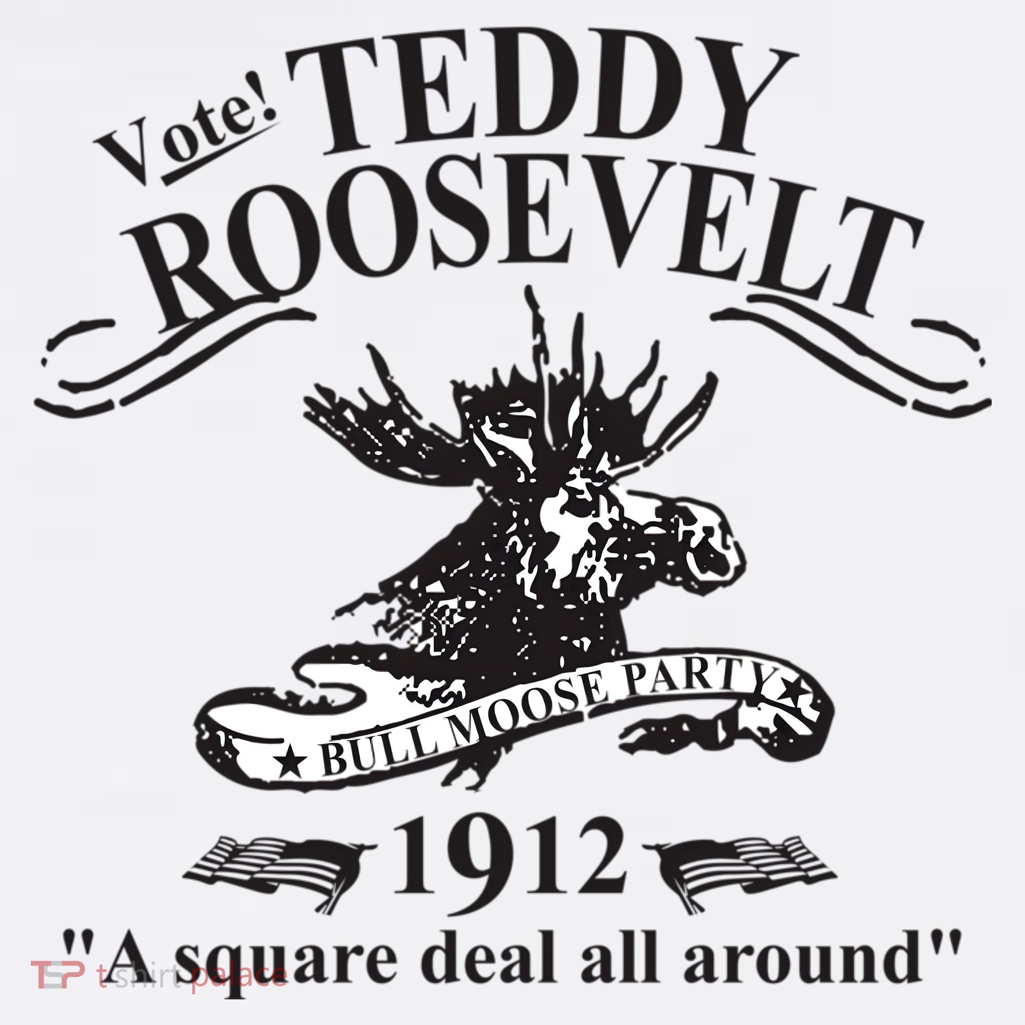 Teddy Roosevelt Bull Moose Party 1912 Presidential Campaign Women's Tank Top