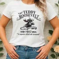 Teddy Roosevelt Bull Moose Party 1912 Presidential Campaign Women's T-Shirt thumb 2