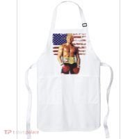 Trump Rocky Boxing Meme Boxer Us Flag Patriot Apron thumb 0