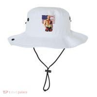 Trump Rocky Boxing Meme Boxer Us Flag Patriot Bucket Hat thumb 0
