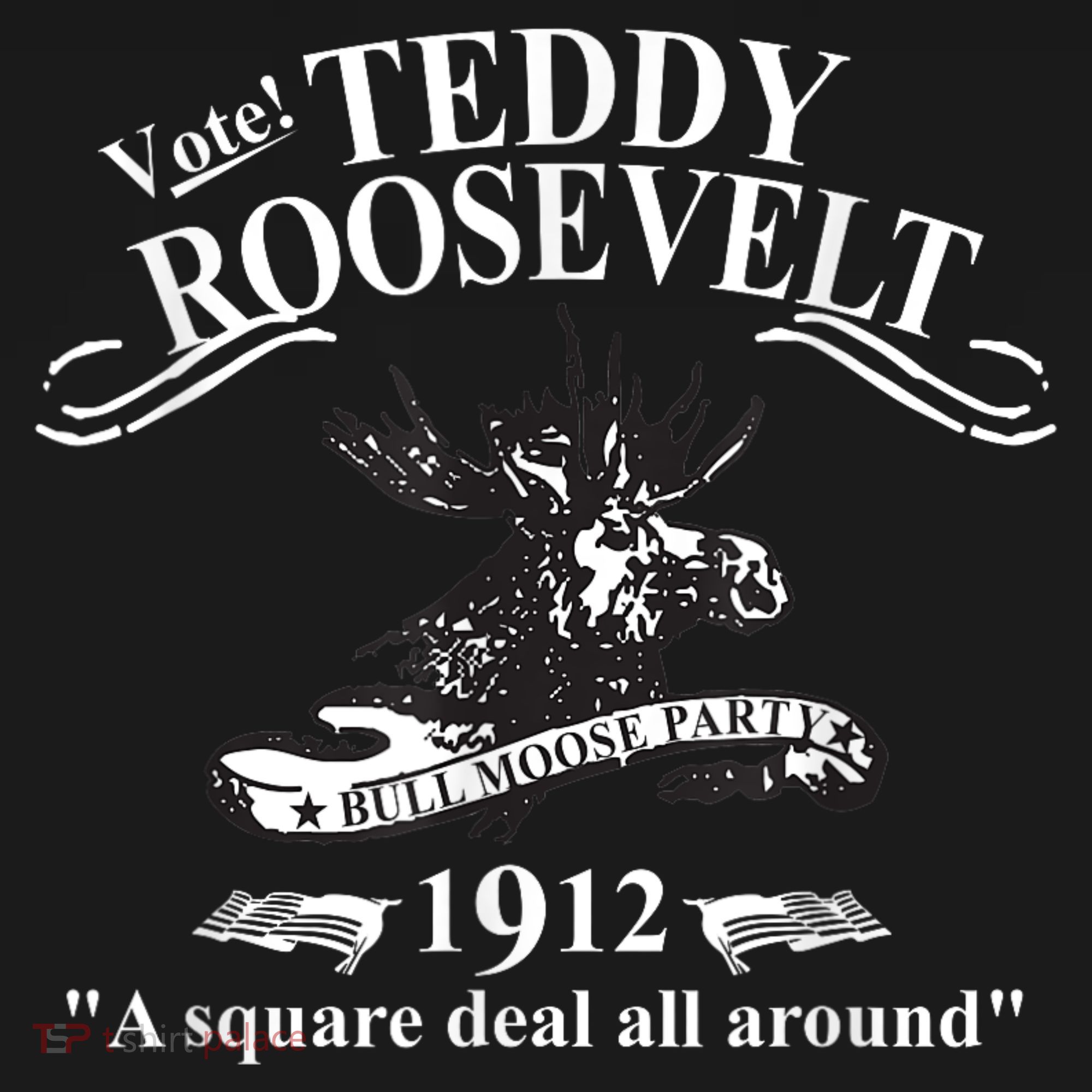 Teddy Roosevelt Bull Moose Party 1912 Presidential Campaign Polo
