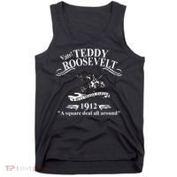 Teddy Roosevelt Bull Moose Party 1912 Presidential Campaign Tank Top thumb 0