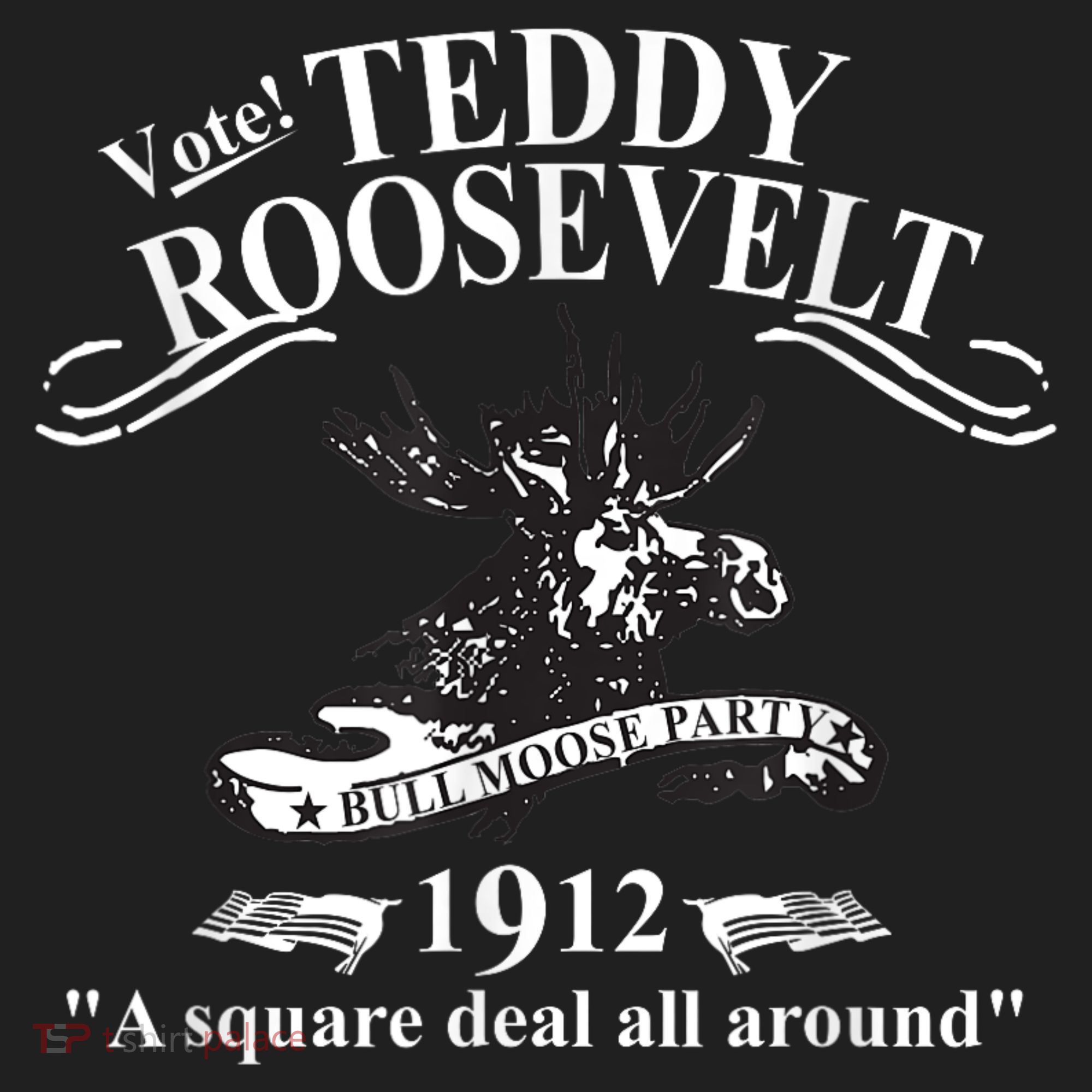 Teddy Roosevelt Bull Moose Party 1912 Presidential Campaign Golf Towel