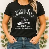 Teddy Roosevelt Bull Moose Party 1912 Presidential Campaign Women's T-Shirt thumb 2