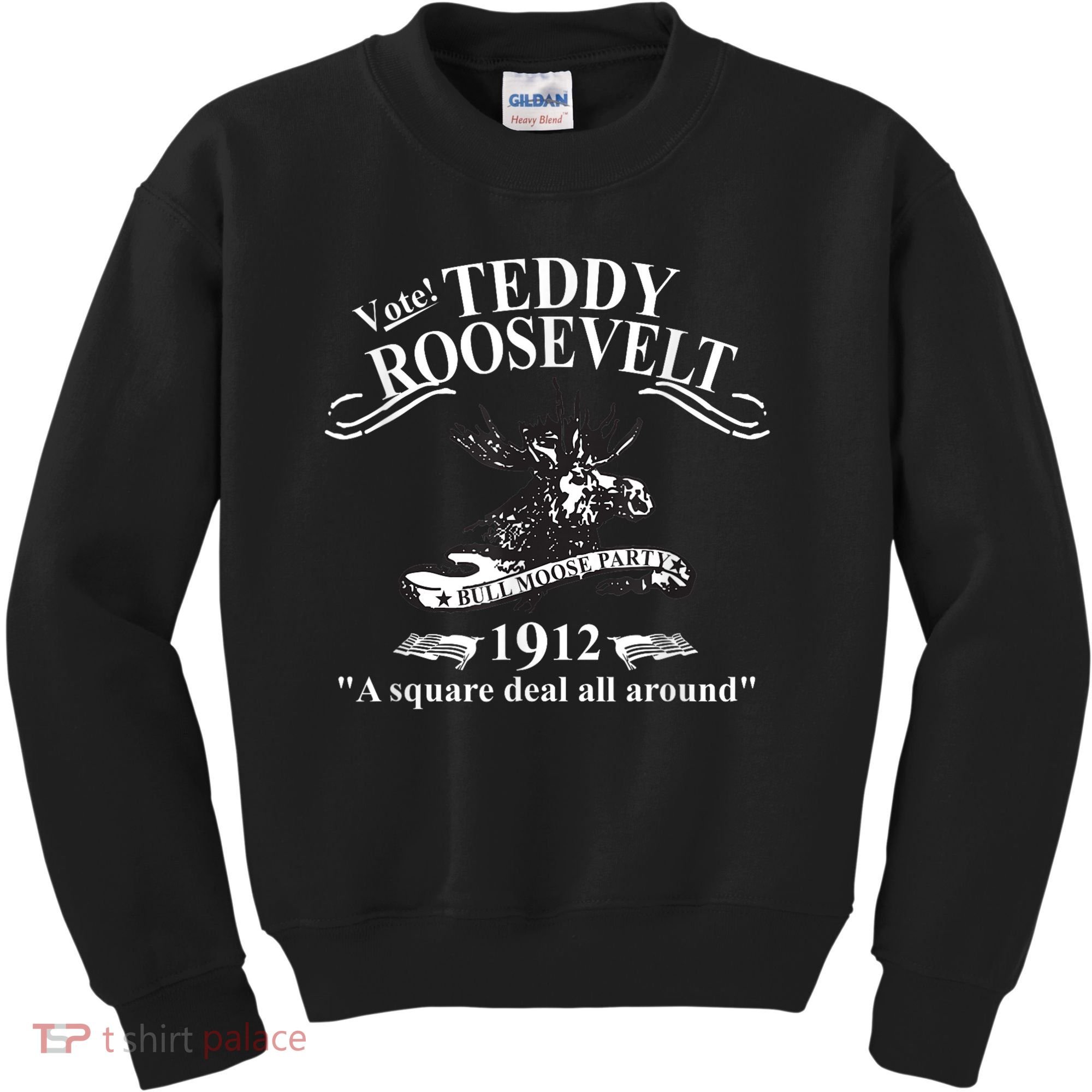 Teddy Roosevelt Bull Moose Party 1912 Presidential Campaign Kids Sweatshirt