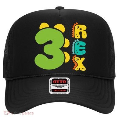 Three Rex Birthday  3rd Dinosaur Birthday Family Hat