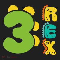 Three Rex Birthday  3rd Dinosaur Birthday Family Hat thumb 2