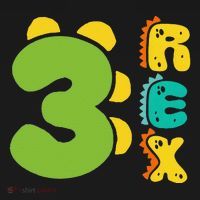 Three Rex Birthday  3rd Dinosaur Birthday Family Tank Top thumb 6