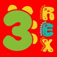 Three Rex Birthday  3rd Dinosaur Birthday Family Santa Hat thumb 1