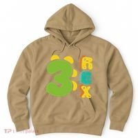 Three Rex Birthday  3rd Dinosaur Birthday Family Hoodie thumb 0