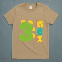 Three Rex Birthday  3rd Dinosaur Birthday Family T-Shirt thumb 5