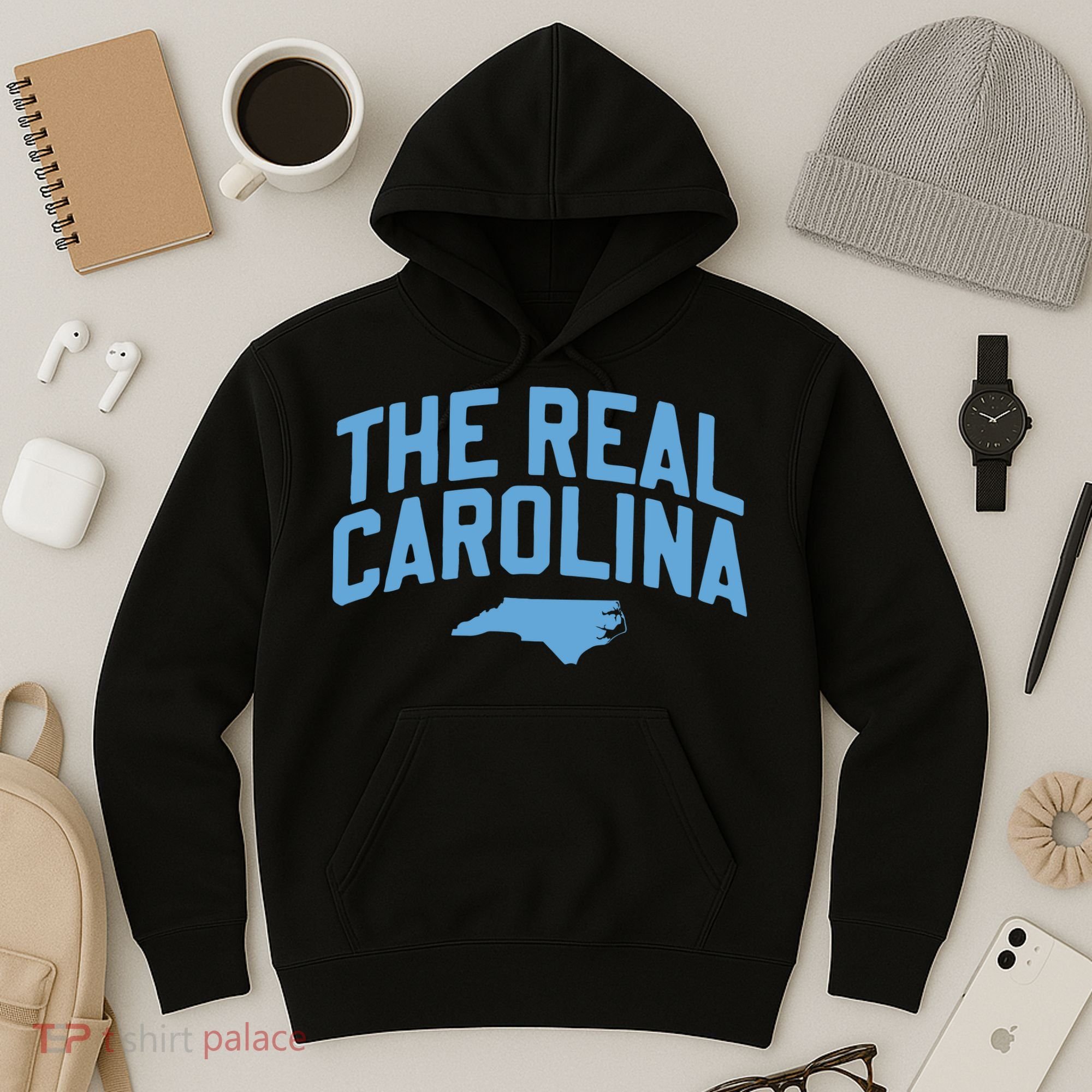 The Real Carolina Nc Hoodie