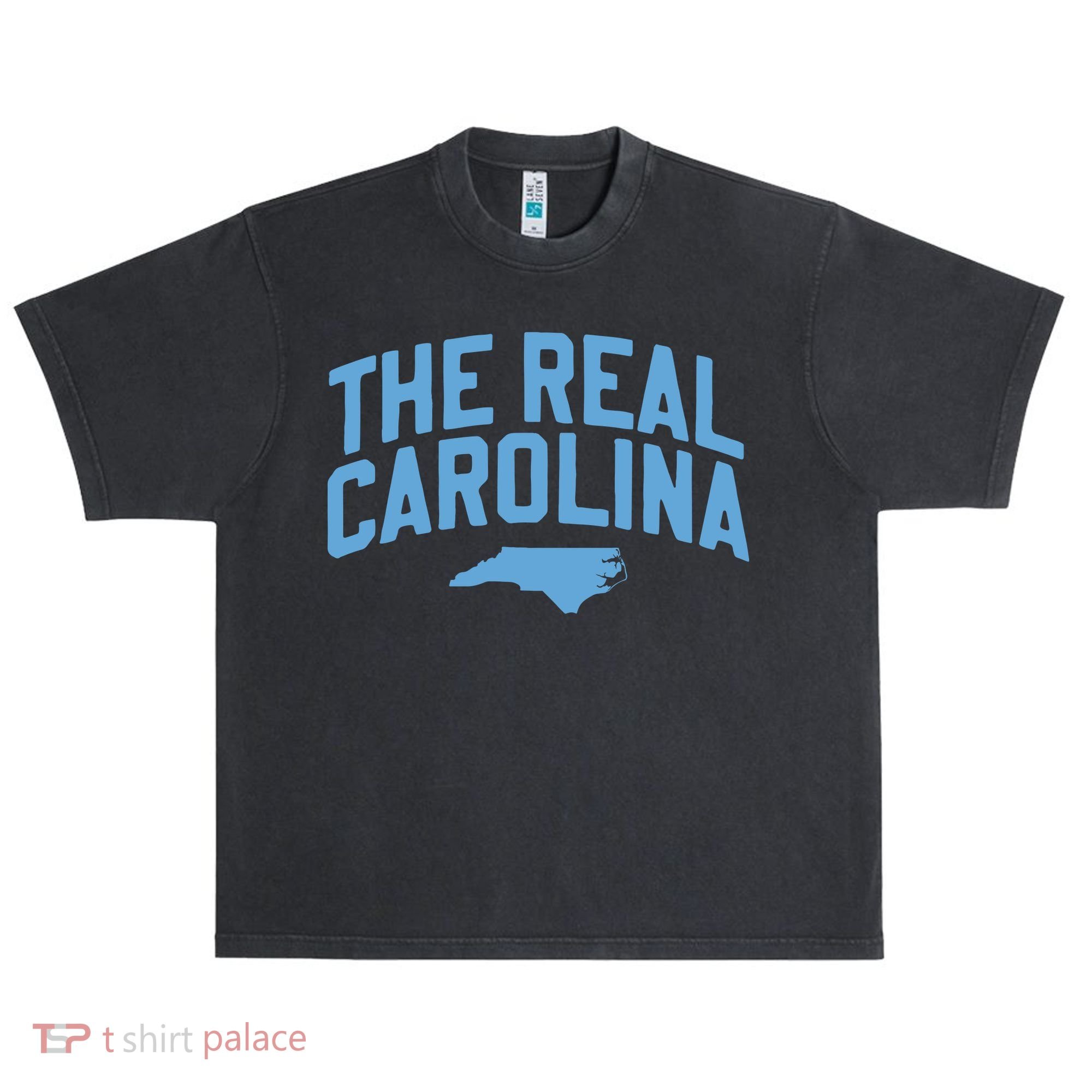 The Real Carolina Nc Urban Oversized Heavyweight T-Shirt