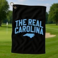 The Real Carolina Nc Golf Towel thumb 1