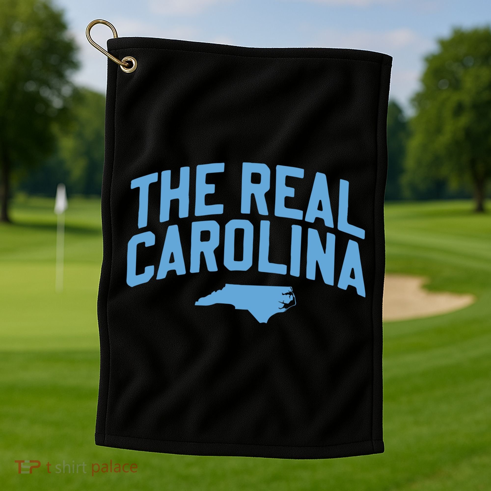 The Real Carolina Nc Golf Towel