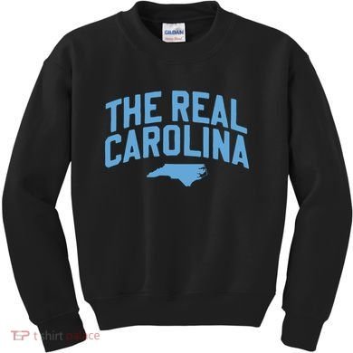 The Real Carolina Nc Kids Sweatshirt