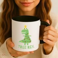 Tree Rex Christmas Coffee Mug thumb 3