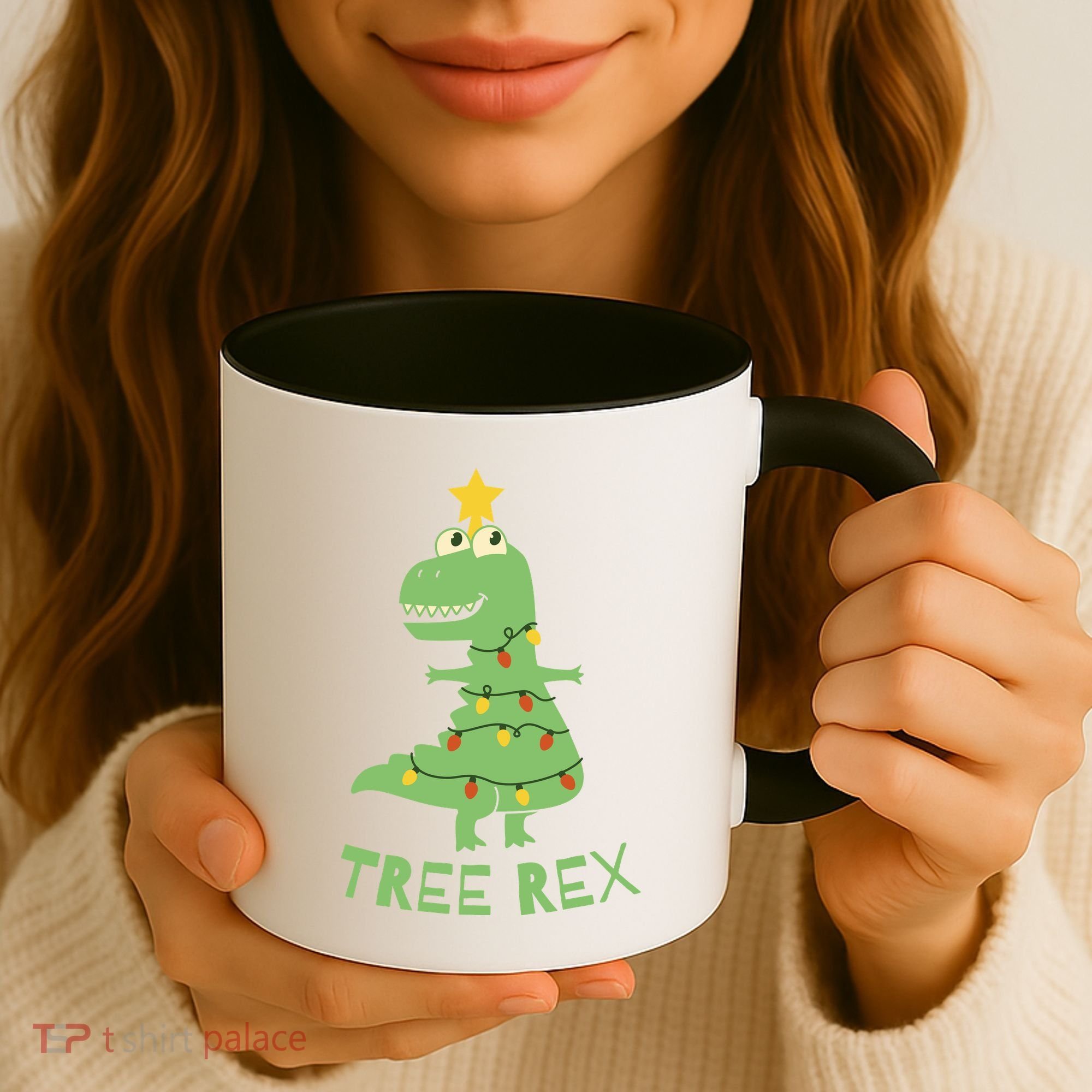 Tree Rex Christmas Coffee Mug