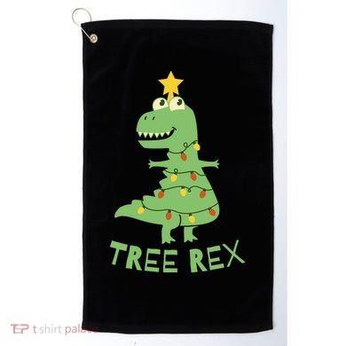 Tree Rex Christmas Golf Towel