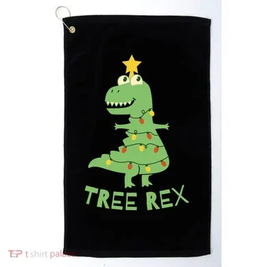 Tree Rex Christmas Golf Towel