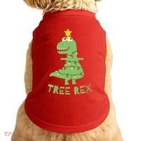 Tree Rex Christmas Doggie Tank thumb 0