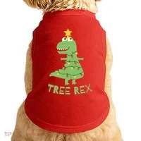 Tree Rex Christmas Doggie Tank thumb 0