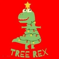 Tree Rex Christmas Doggie Tank thumb 4