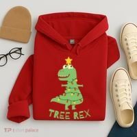 Tree Rex Christmas Hoodie thumb 4