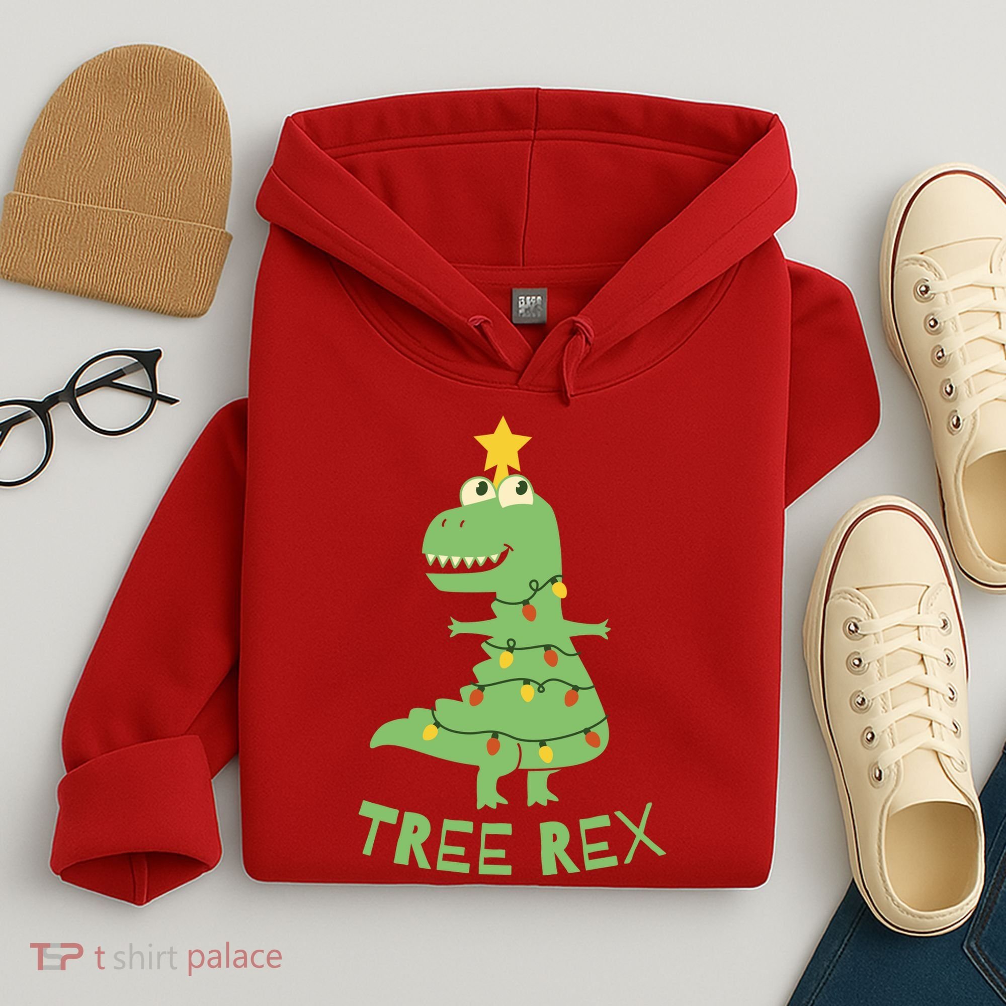Tree Rex Christmas Hoodie