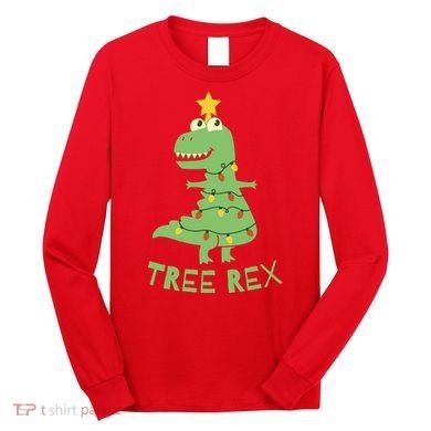 Tree Rex Christmas Long Sleeve Shirt