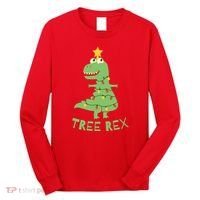 Tree Rex Christmas Long Sleeve Shirt thumb 0