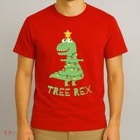 Tree Rex Christmas T-Shirt thumb 3