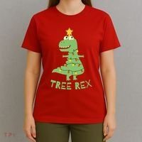 Tree Rex Christmas T-Shirt thumb 4