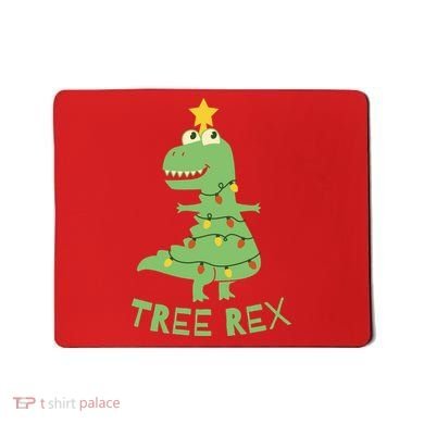 Tree Rex Christmas Mousepad