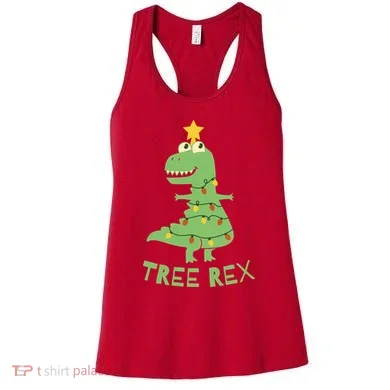 Tree Rex Christmas Women's Tank Top